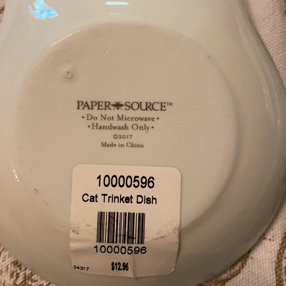 Trinket small dishes cat paper source young wild and free I was born to do it - Picture 5 of 5